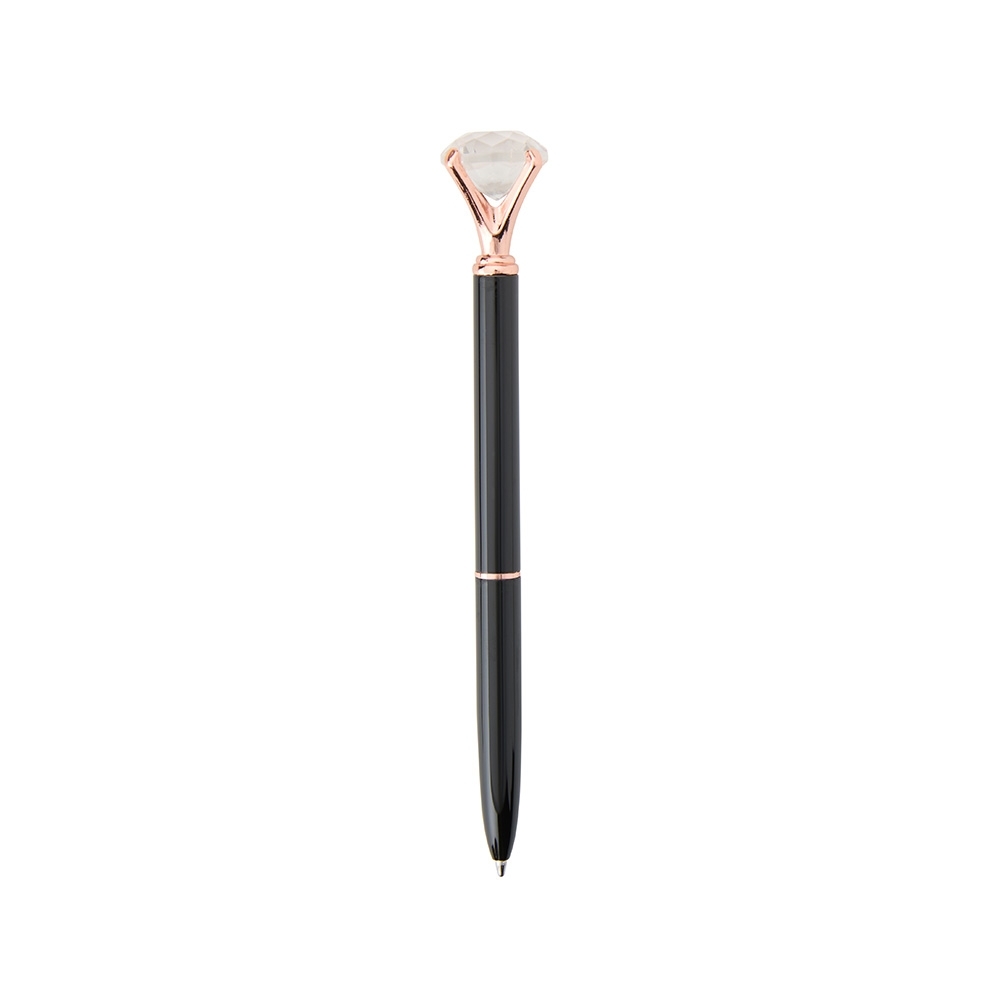 CANETA METAL DIAMANTE