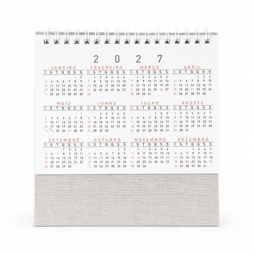 CALENDÁRIO DE MESA