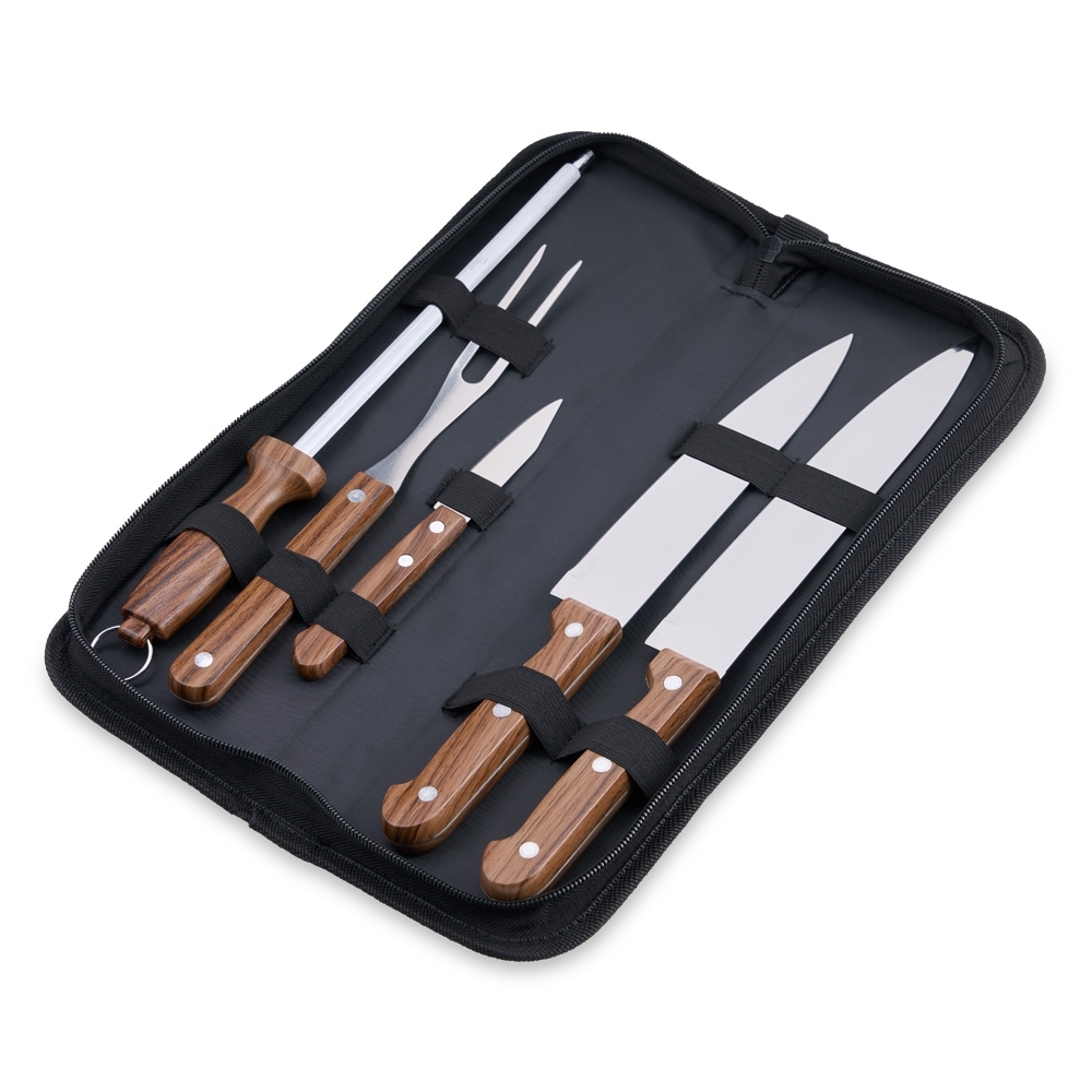 KIT CHURRASCO 5 PEÇAS