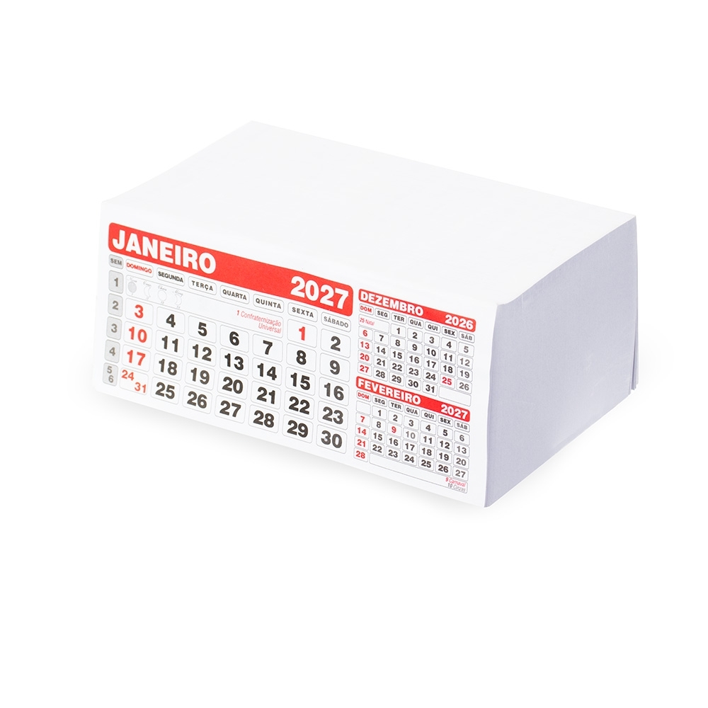 BLOCO COM 100 REFIS PARA CALENDÁRIO