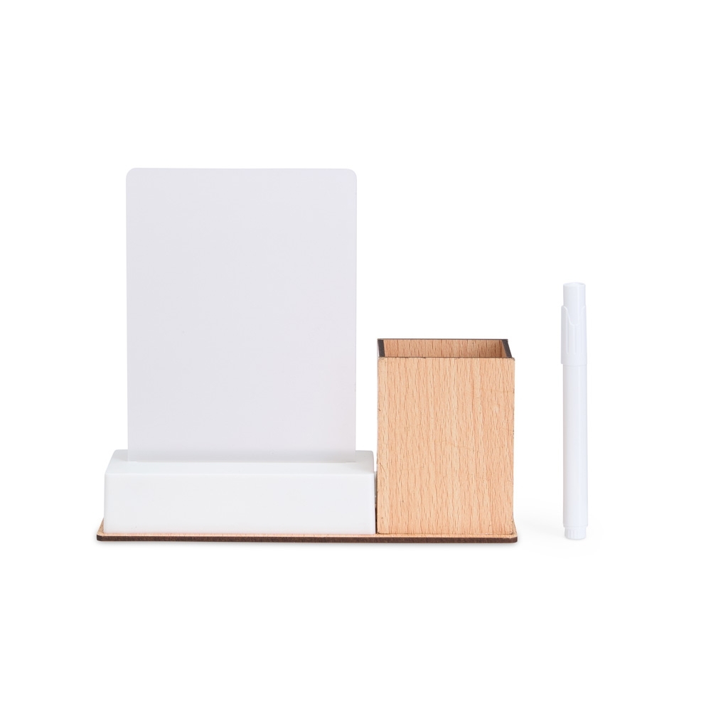 QUADRO DE MENSAGENS LED COM PORTA-CANETA