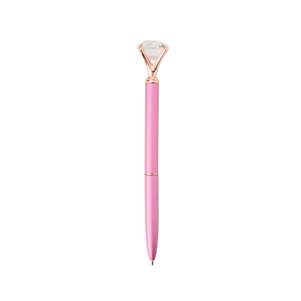 CANETA METAL DIAMANTE