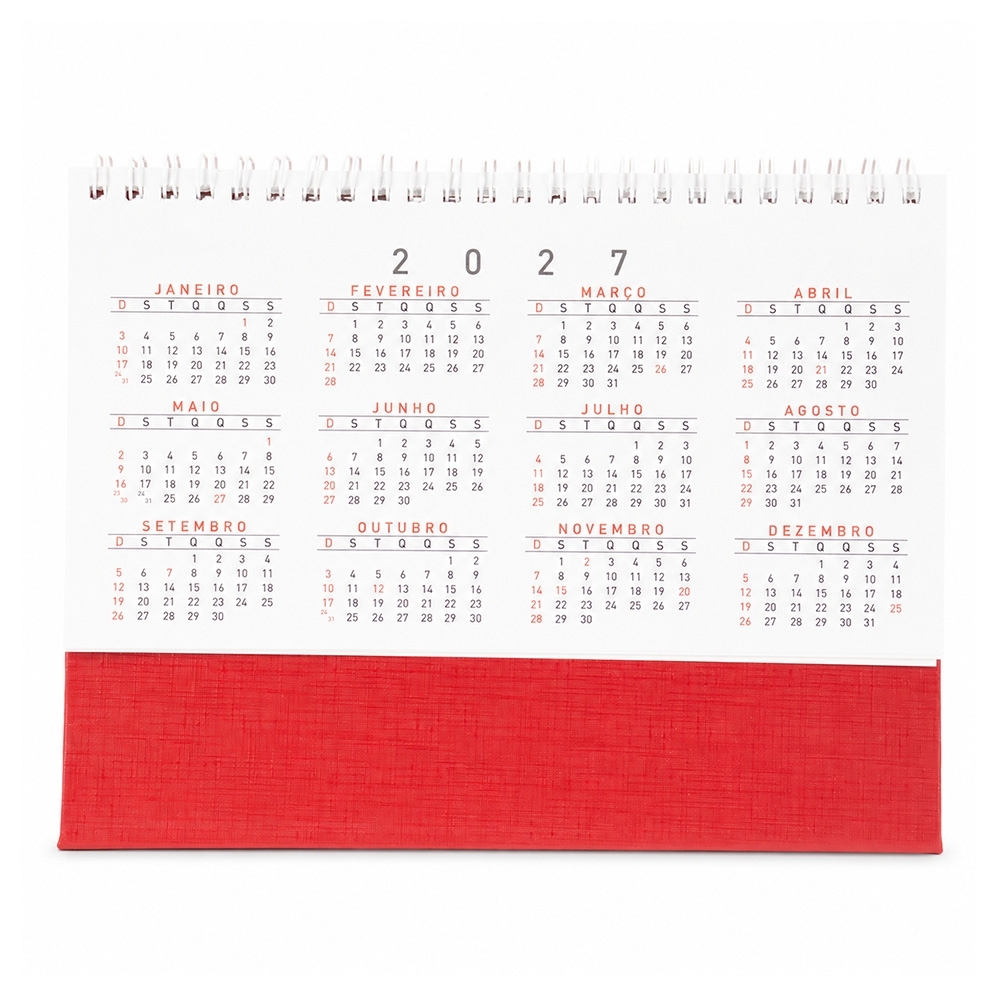 CALENDÁRIO DE MESA 2027