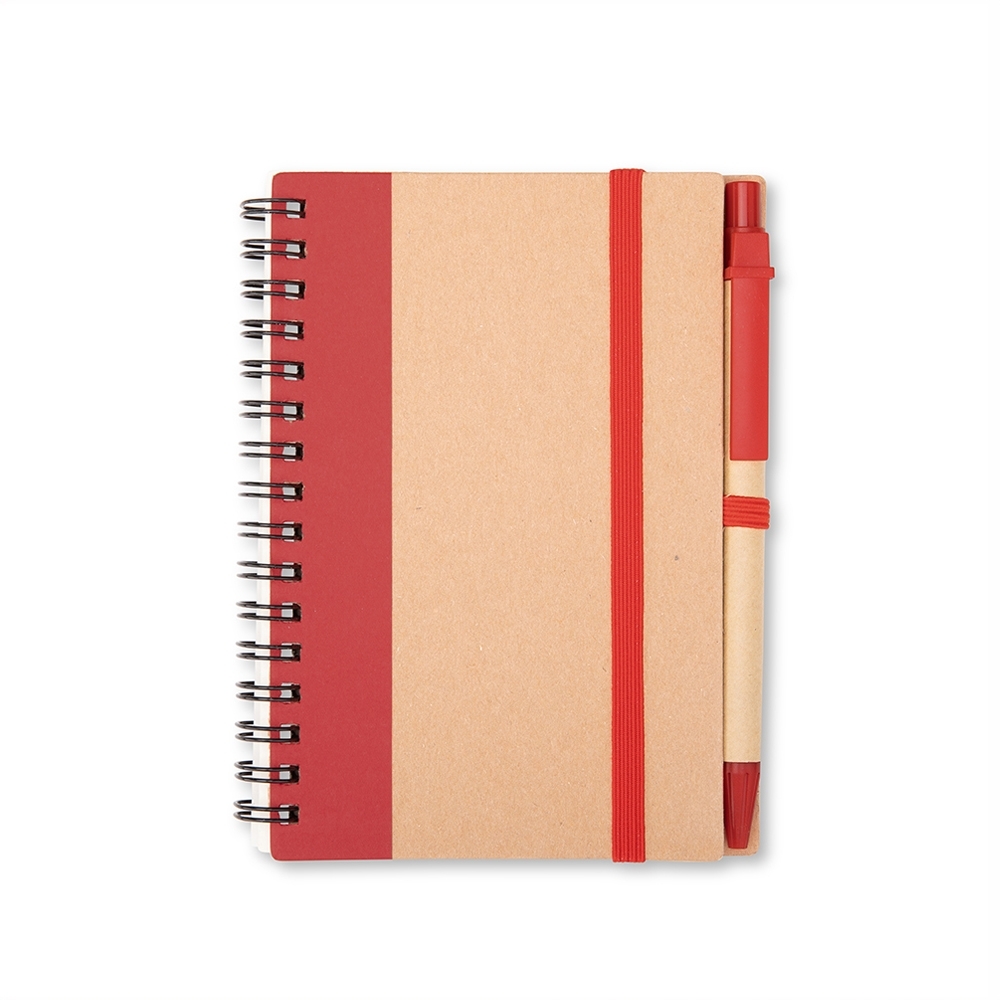 CADERNO ECOLÓGICO COM CANETA
