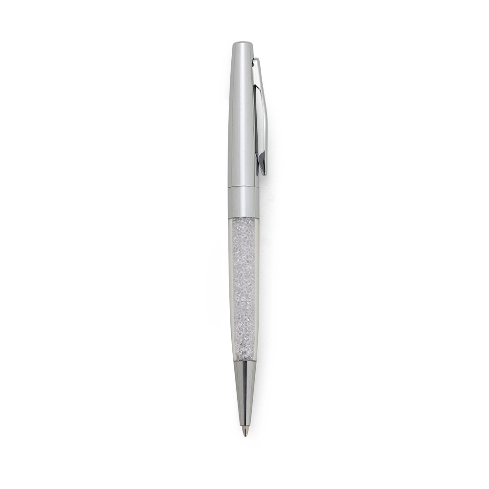 CANETA SEMI - METAL CRISTAIS