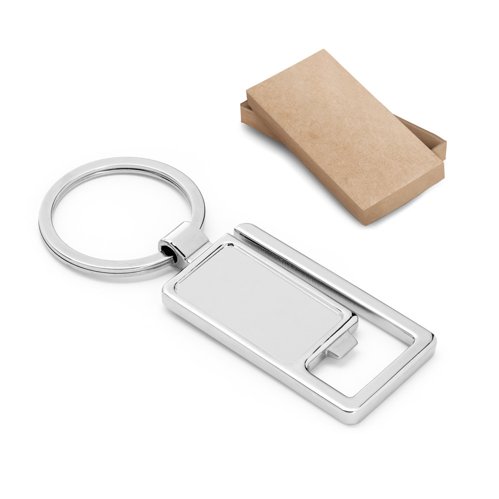 RINGBOLT. Chaveiro em metal com abridor de garrafas