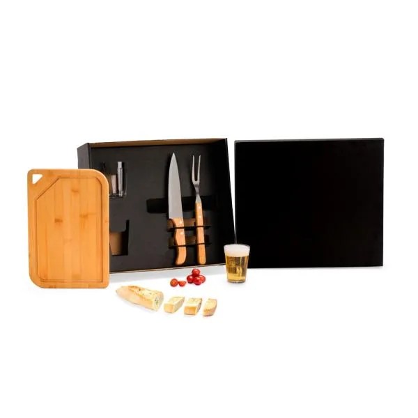 KIT PARA CHURRASCO E CERVEJA - 5 PÇS