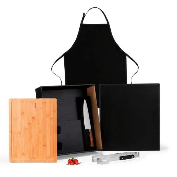 KIT PREMIUM PARA CHURRASCO - 4 PÇS