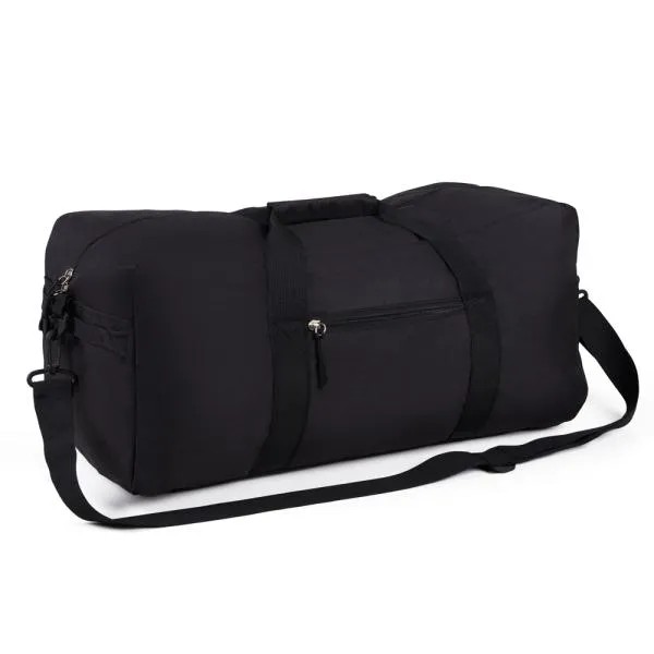 MALA ESPORTIVA EM POLYESTER 300D - PRETA - 31L