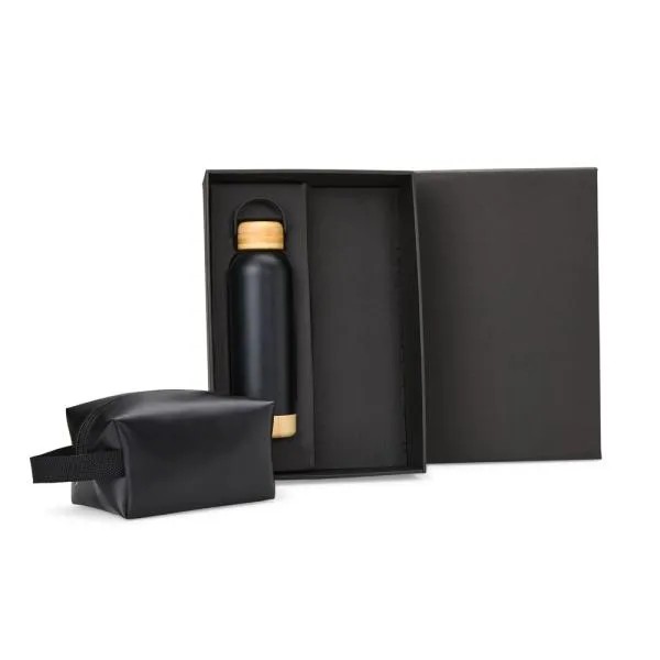 KIT GARRAFA E NECESSAIRE - 2 PÇS