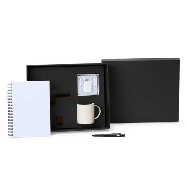KIT CANECA EM FIBRA DE BAMBU E ACESSÓRIOS - 4 PÇS