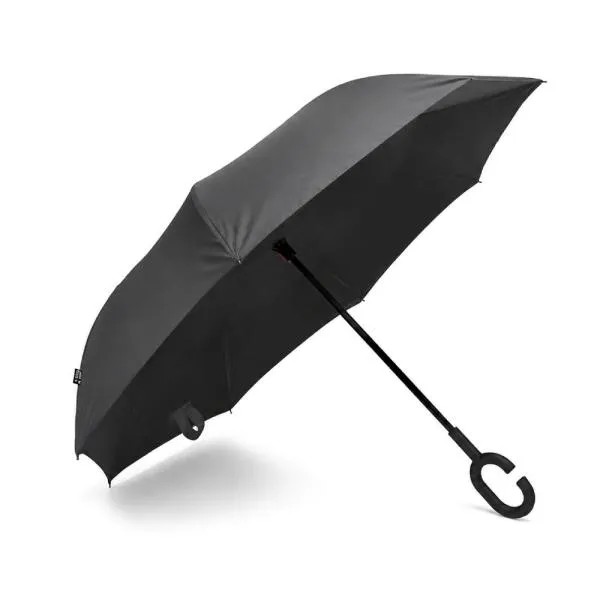 GUARDA-CHUVA INVERTIDO - CINZA - 108 CM