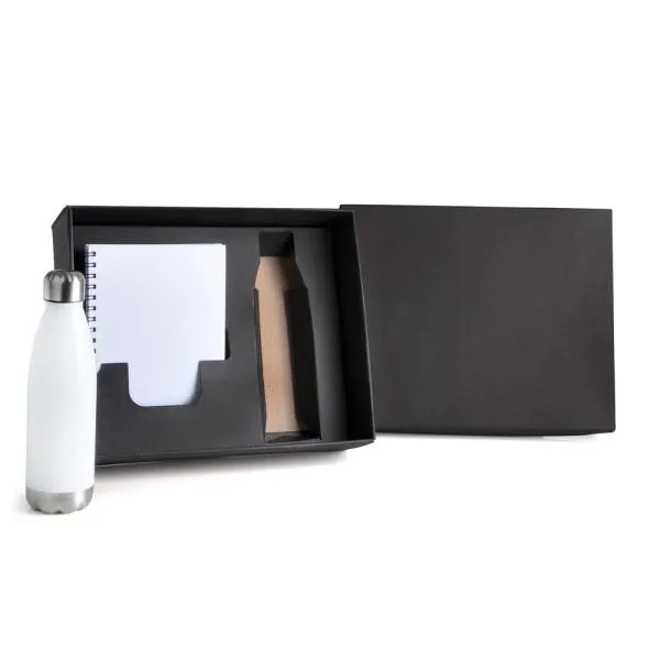 KIT GARRAFA E CADERNO - 2 PÇS