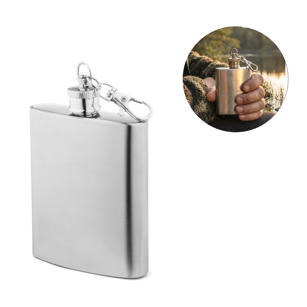 MUSE M. Garrafa de bolso em aço inox (100 mL)