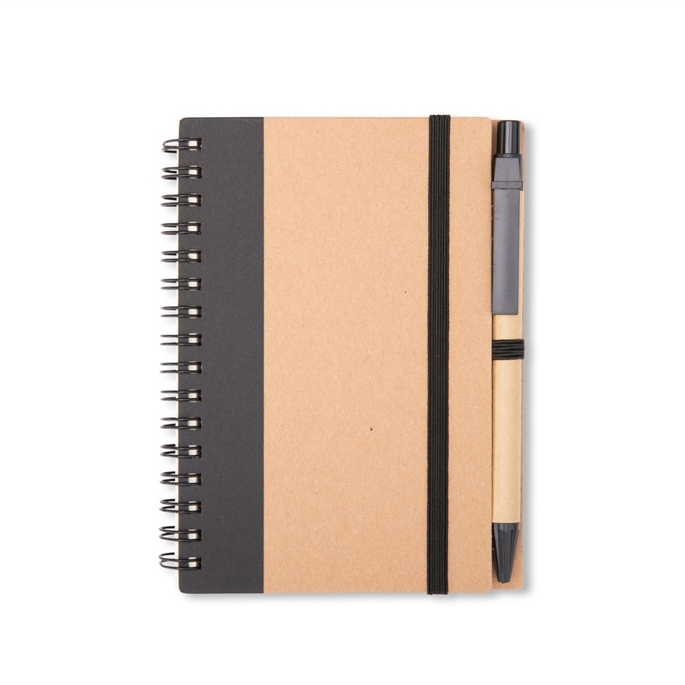 CADERNO ECOLÓGICO COM CANETA