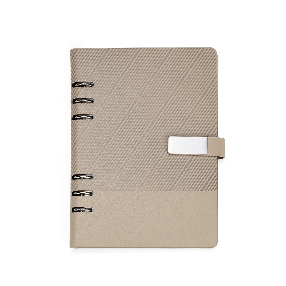 CADERNO FICHÁRIO COURO SINTÉTICO