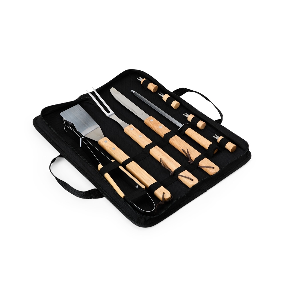 KIT CHURRASCO 9 PEÇAS