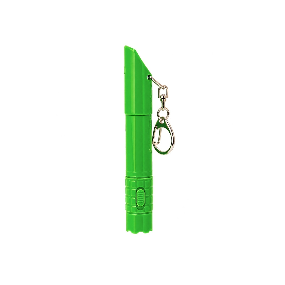 CANETA PLÁSTICA COM LANTERNA E APITO