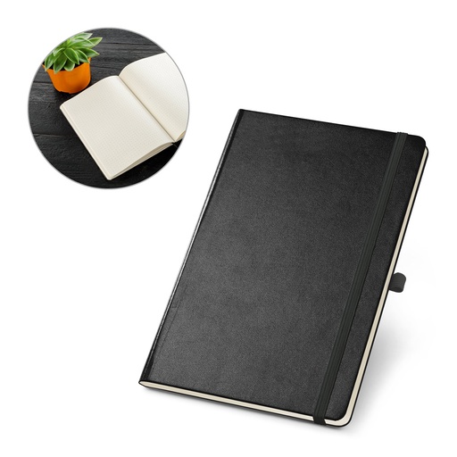 [93595-103] CARRE. Caderno A5 de capa dura em PVC, com páginas pontilhadas