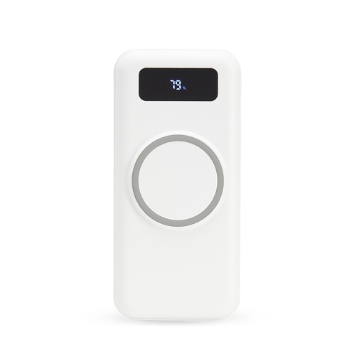 [X185914] POWER BANK 10.000MAH COM CARREGAMENTO VIA INDUÇÃO OU VIA CABO