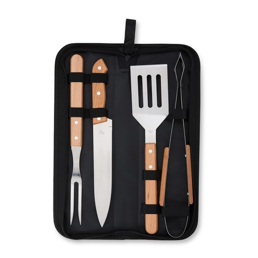 [X190217] KIT CHURRASCO 4 PEÇAS