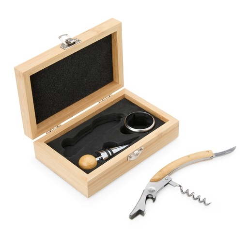 [X187895] KIT VINHO BAMBU 3 PEÇAS