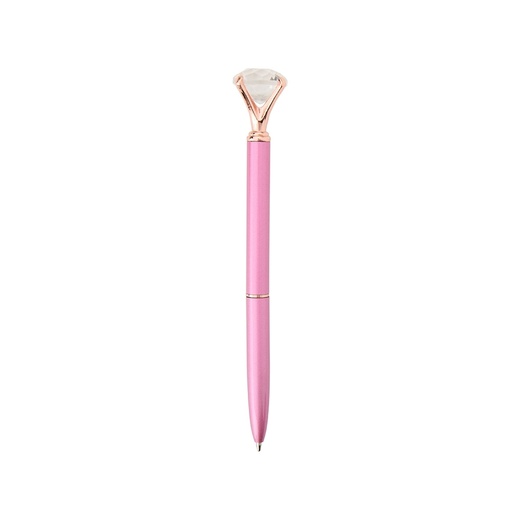 [X188395] CANETA METAL DIAMANTE