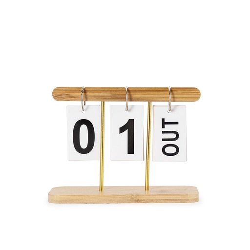[X220612] CALENDÁRIO PERMANENTE BAMBU