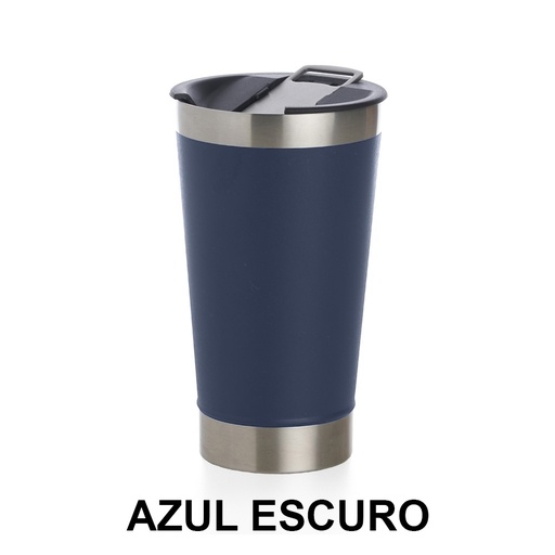 [X129712] COPO TÉRMICO 500ML *LISO C/ ABRIDOR