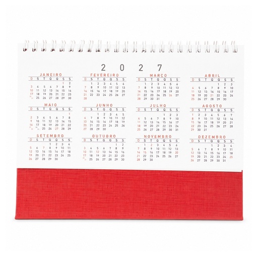 [X151220] CALENDÁRIO DE MESA 2027