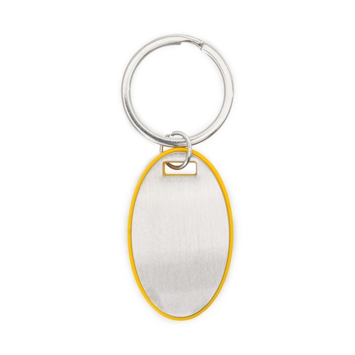[X130850] CHAVEIRO OVAL PLASTICO/METAL