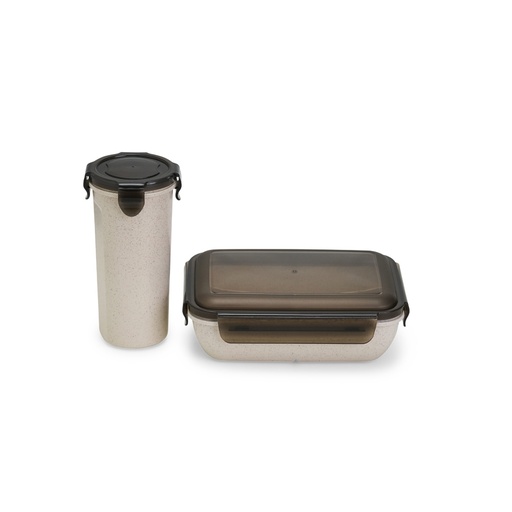 [X174653] KIT COPO E MARMITA FIBRA DE BAMBU