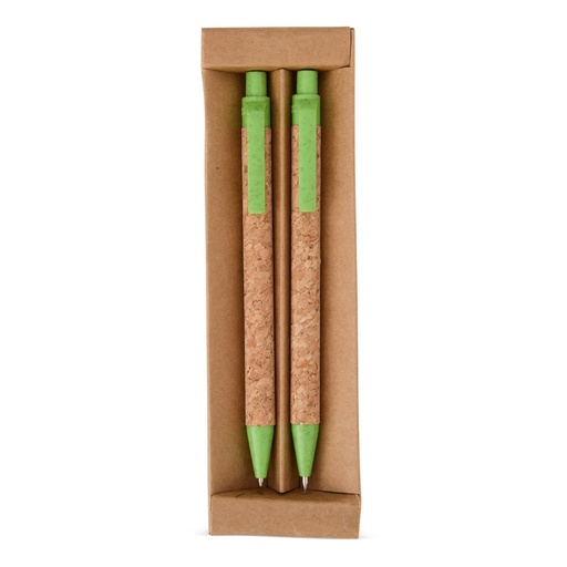 [X169218] KIT ECOLÓGICO CANETA E LAPISEIRA CORTIÇA