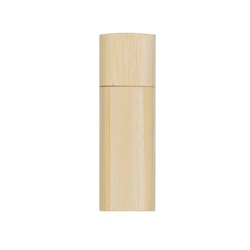 [X070238] PEN DRIVE BAMBU REDONDO 8GB C/ TAMPA