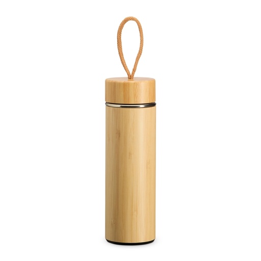 [X163856] GARRAFA TÉRMICA BAMBU 400ML