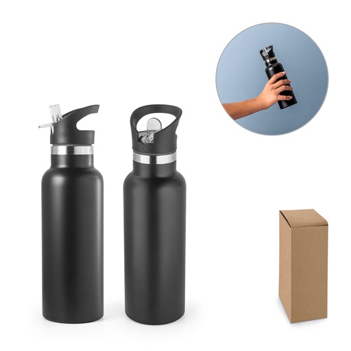 [94316-103] NORTON. Garrafa térmica em aço inox de parede dupla isolada a vácuo (570 mL)