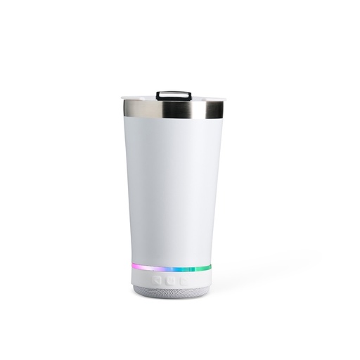 [X159417] COPO TÉRMICO 400ML C/ CAIXA DE SOM