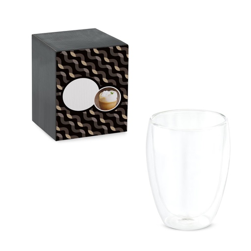 [94280-110] MACHIATO CUP. Copo em vidro borossilicato com parede dupla, isolada a ar (350 mL)