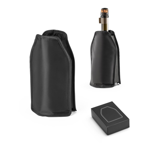 [94247-103] BLEND. Manga refrigeradora ideal para garrafas de vinho em nylon com elástico nas laterais