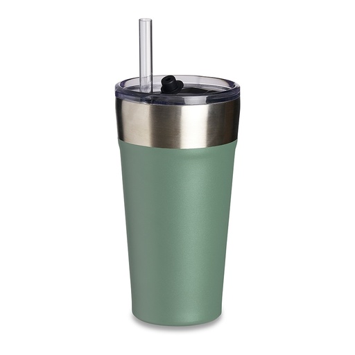 [X125202] COPO TÉRMICO C/ CANUDO 500ML