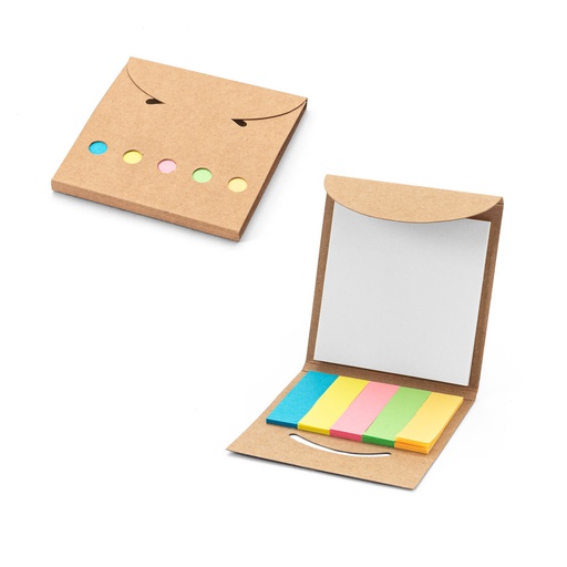 [93663-160] AINSLEY. Conjunto para escritório, em papel 100% reciclado, com 6 blocos adesivados