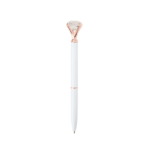 [X188450] CANETA METAL DIAMANTE