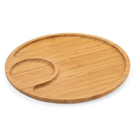 [X120979] PETISQUEIRA REDONDA DE BAMBU 32*32CM