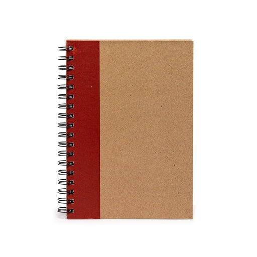 [X170143] CADERNO CAPA KRAFT LAMINADA