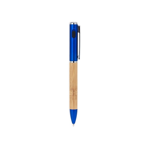 [X256668] CANETA BAMBU COM LANTERNA