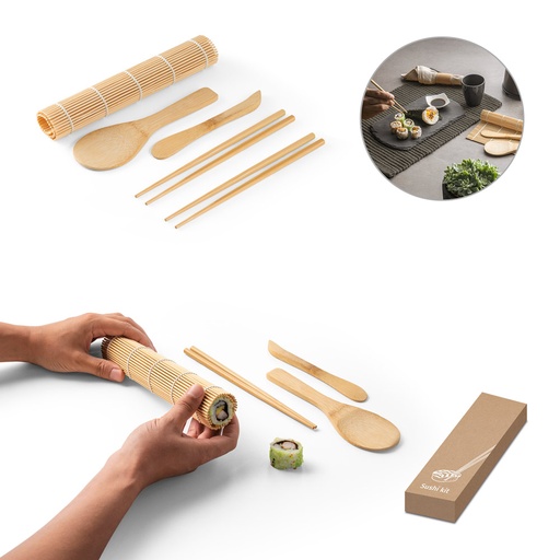 [94314-160] MORIMOTO. Kit para sushi em bambu