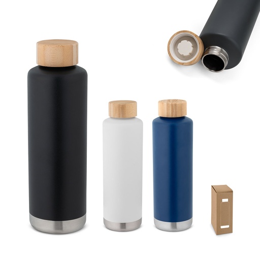 NORRE BOTTLE. Garrafa térmica em aço inox de parede dupla isolada a vácuo (640 mL)
