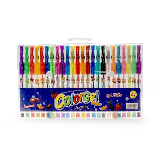 [X151866] KIT CANETINHAS GEL COLORIDAS C/ 24