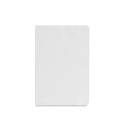 [93653-106] ANNE SUB. Caderno A5 de capa dura em poliéster 100% reciclado 300D ideal para personalização em sublimação