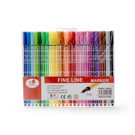 [X151840] KIT CANETINHAS COLORIDAS C/ 24